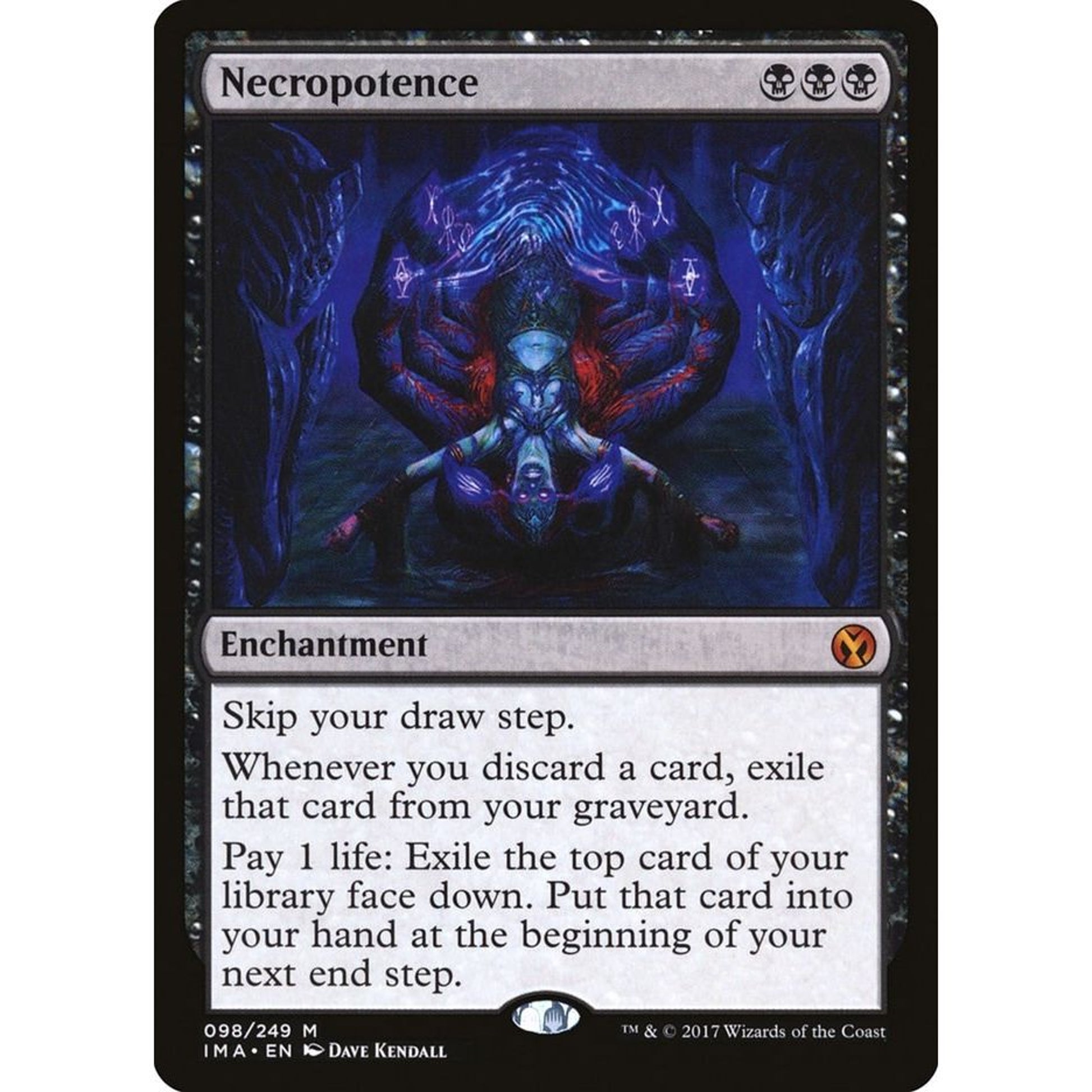 Image for Necropotence (98) (IMA) - Magic: The Gathering