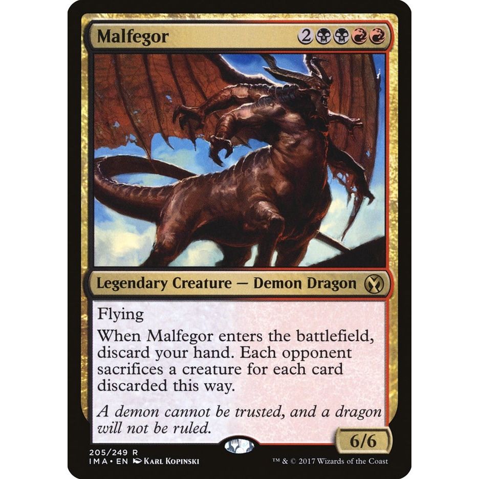 Image for Malfegor (205) (IMA) - Magic: The Gathering