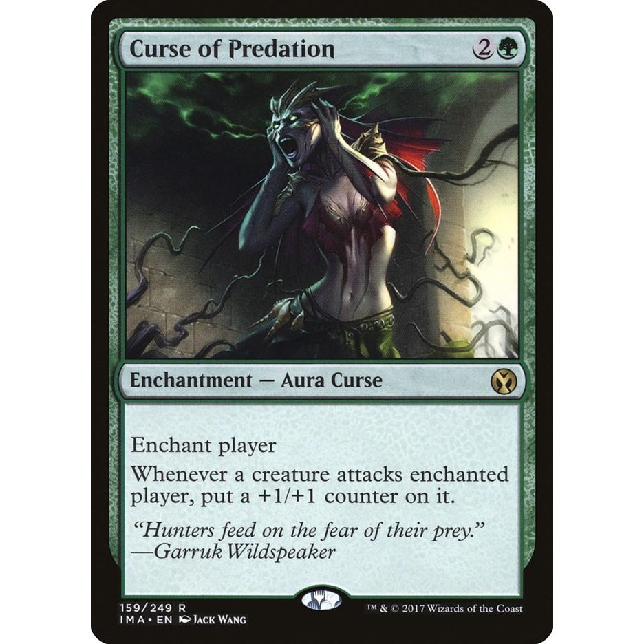 Image for Curse of Predation (159) (IMA) - Magic: The Gathering