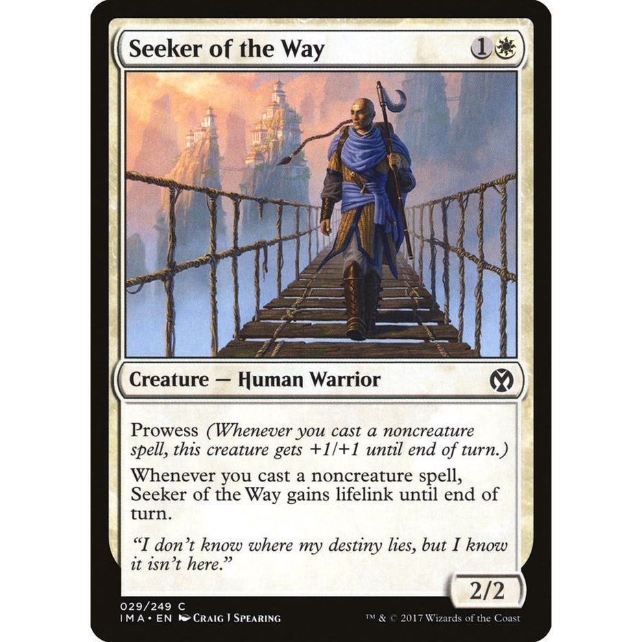 Image for Seeker of the Way (29) (IMA) - Magic: The Gathering