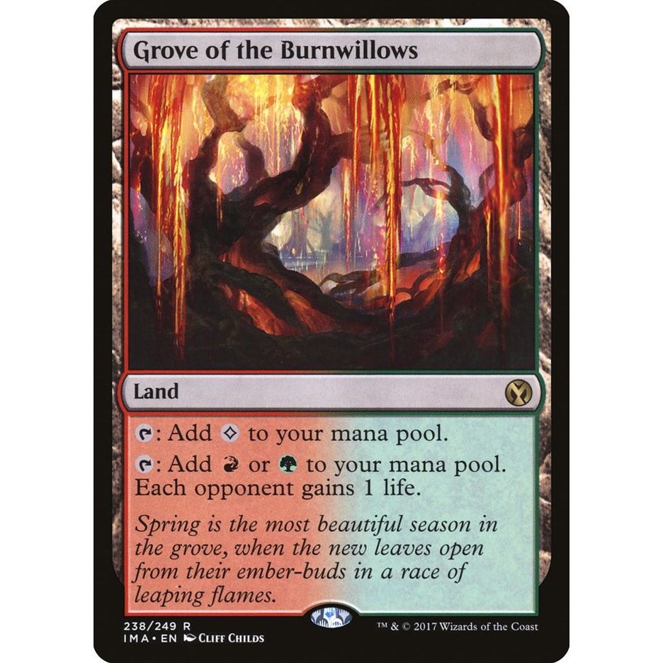 Image for Grove of the Burnwillows (238) (IMA) - Magic: The Gathering
