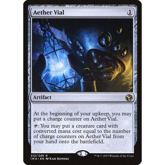 Image for Aether Vial (212) (IMA) - Magic: The Gathering
