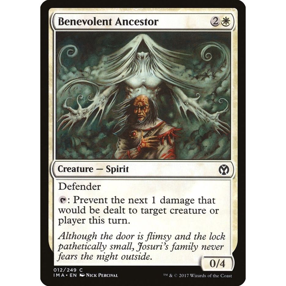 Image for Benevolent Ancestor (12) (IMA) - Magic: The Gathering