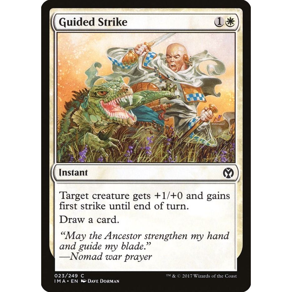 Image for Guided Strike (23) (IMA) - Magic: The Gathering