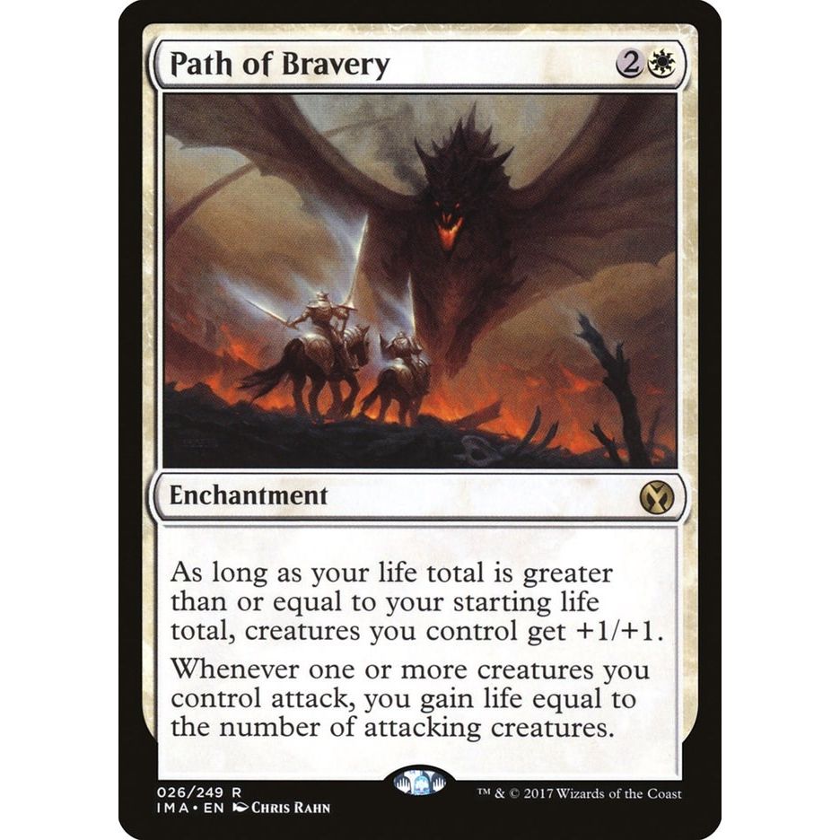 Image for Path of Bravery (26) (IMA) - Magic: The Gathering