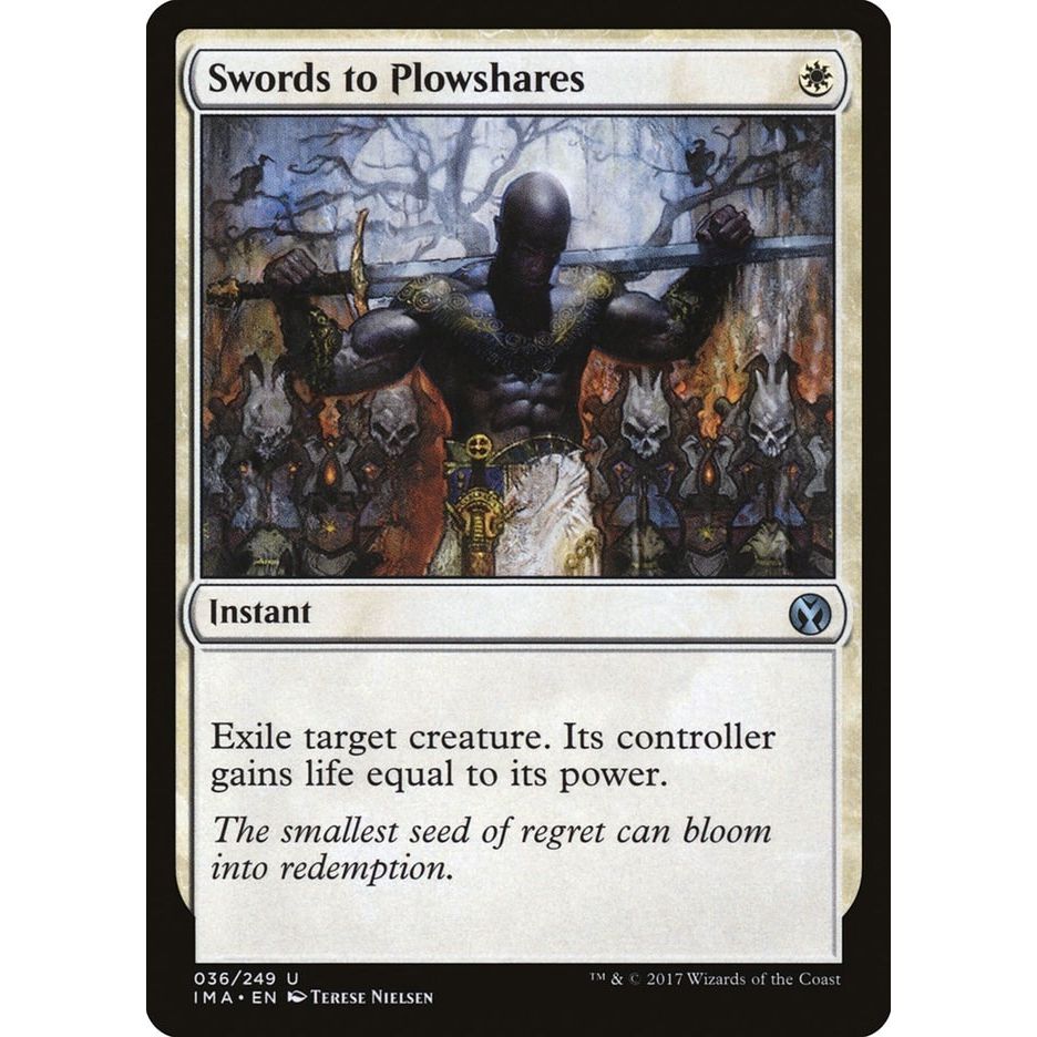 Image for Swords to Plowshares (36) (IMA) - Magic: The Gathering