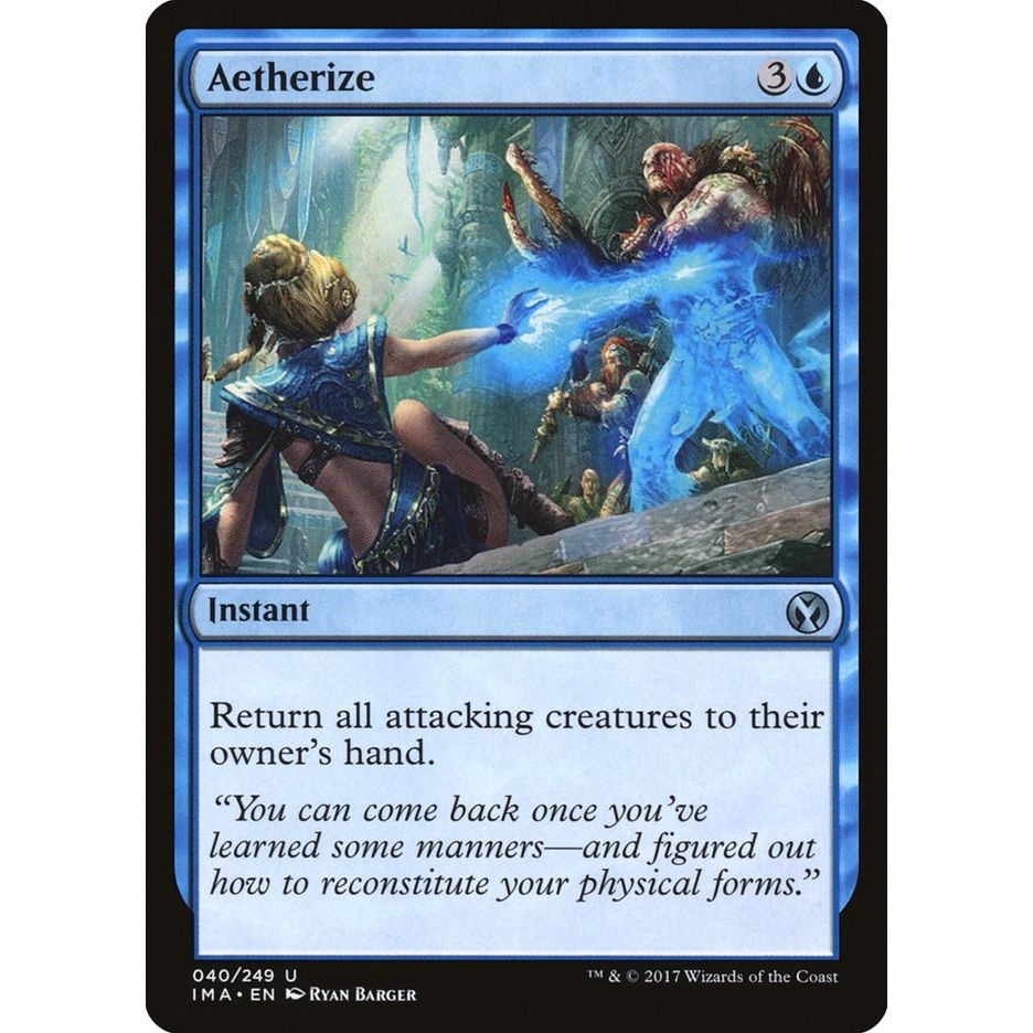 Image for Aetherize (40) (IMA) - Magic: The Gathering