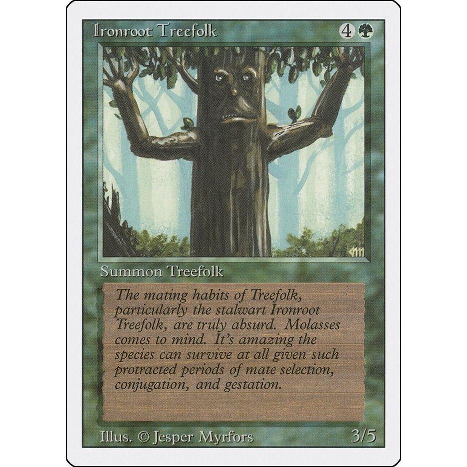 Image for Ironroot Treefolk (3ED) - Magic: The Gathering