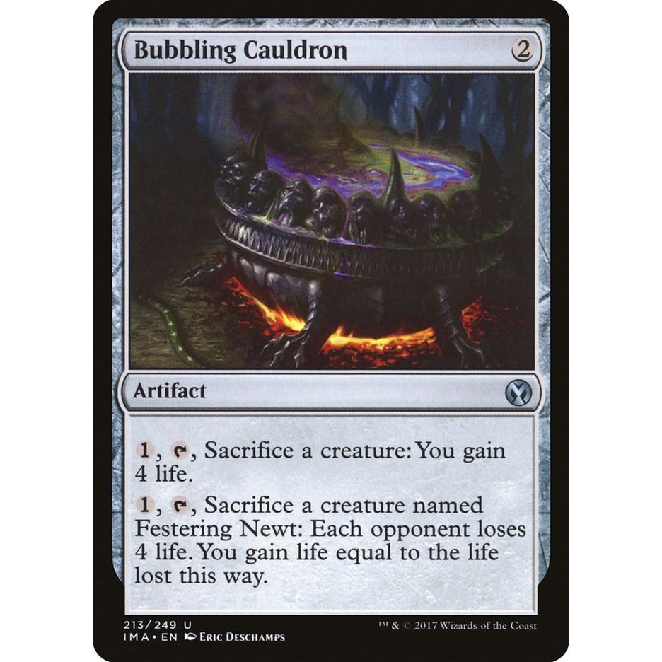 Image for Bubbling Cauldron (213) (IMA) - Magic: The Gathering