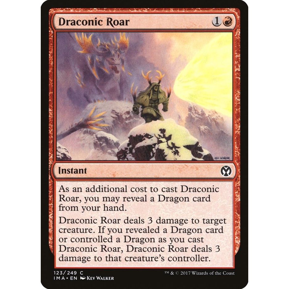 Image for Draconic Roar (123) (IMA) - Magic: The Gathering