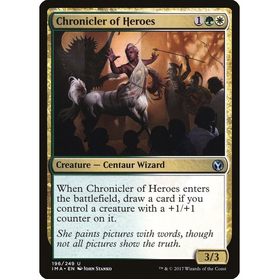 Image for Chronicler of Heroes (196) (IMA) - Magic: The Gathering