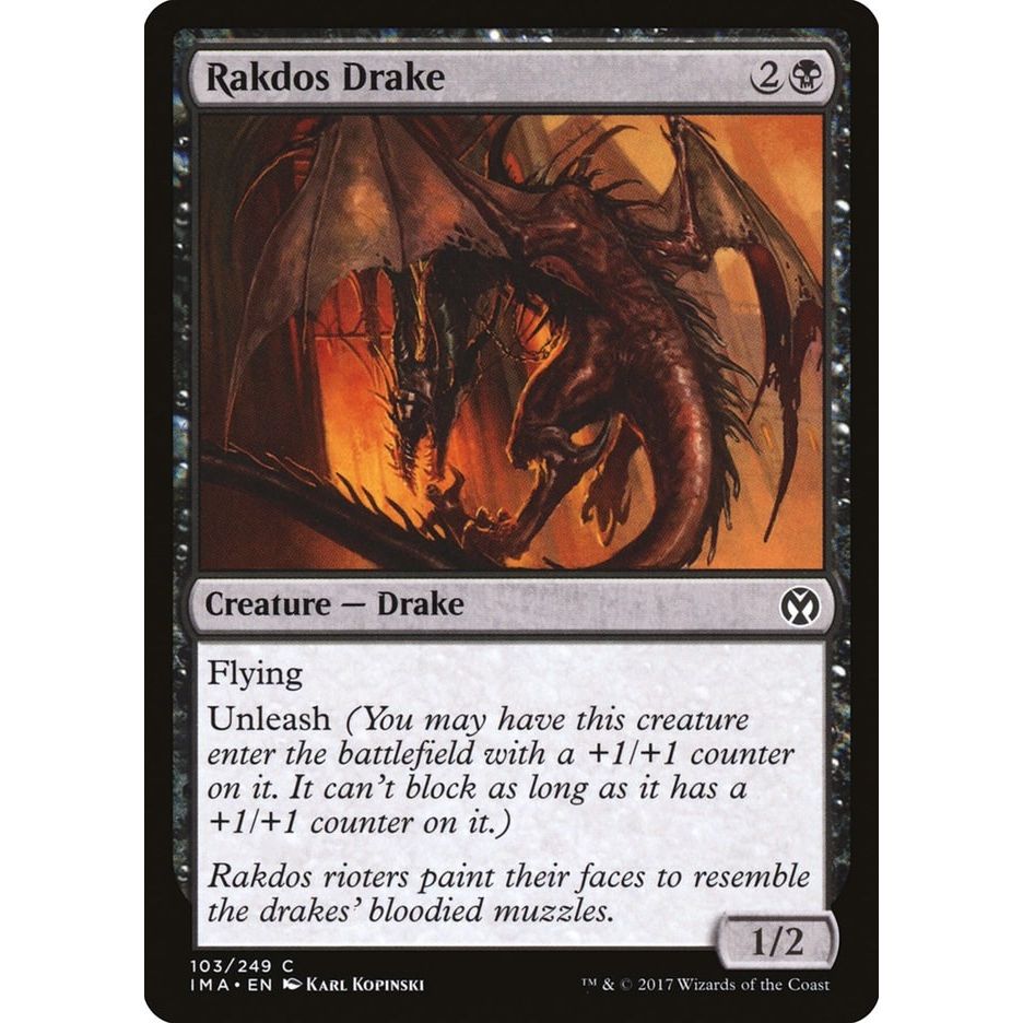 Image for Rakdos Drake (103) (IMA) - Magic: The Gathering