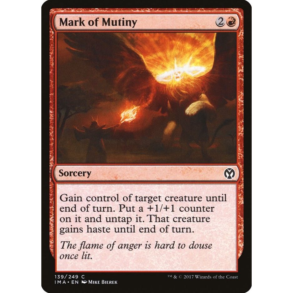 Image for Mark of Mutiny (139) (IMA) - Magic: The Gathering