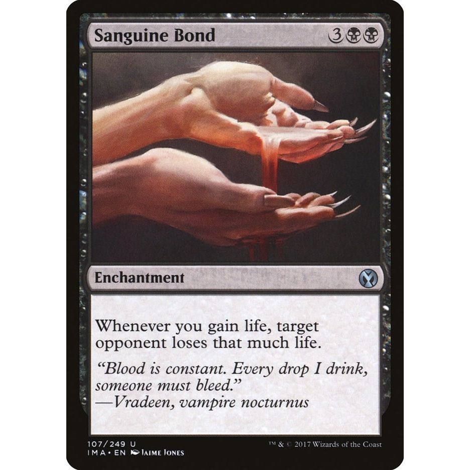 Image for Sanguine Bond (107) (IMA) - Magic: The Gathering