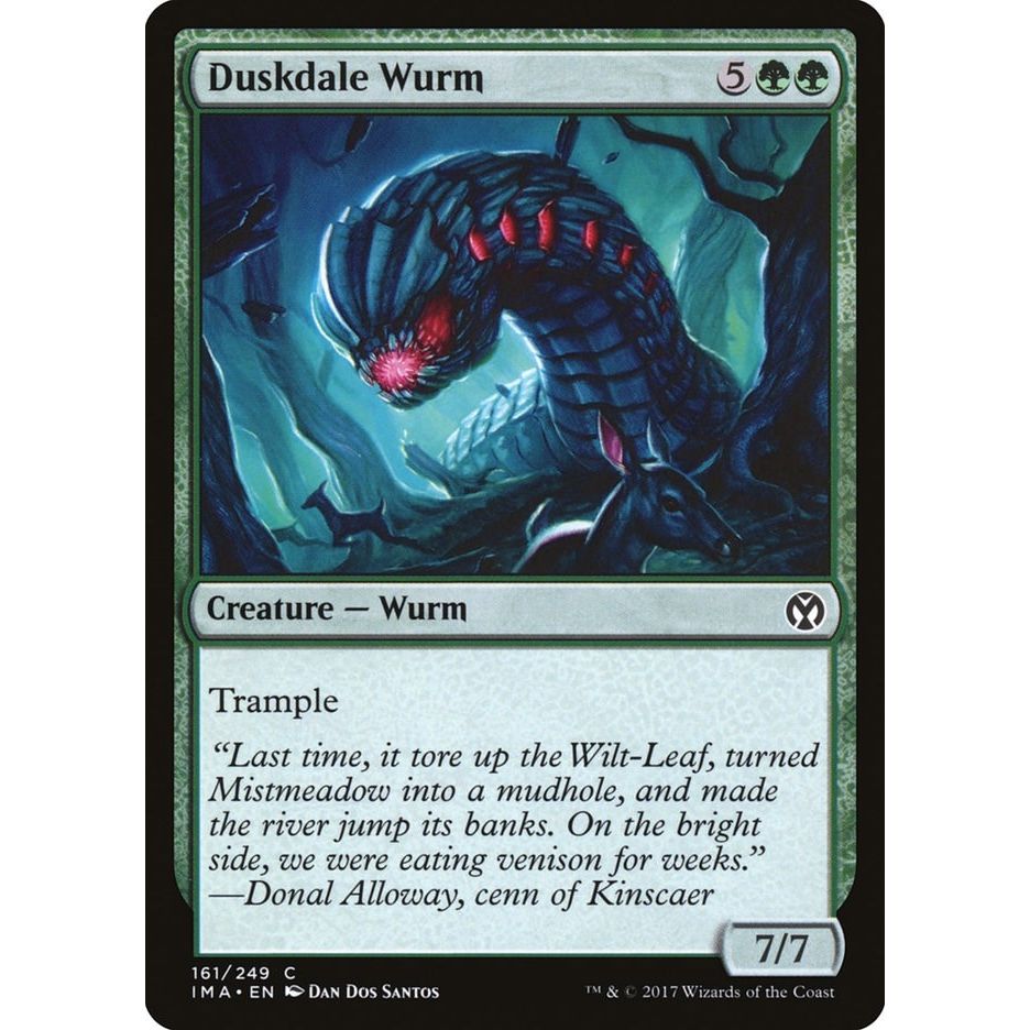 Image for Duskdale Wurm (161) (IMA) - Magic: The Gathering