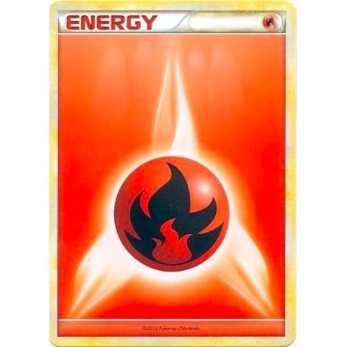 Image for Fire Energy (2010 Unnumbered HGSS Style Non-Holo) (PR) - Pokemon