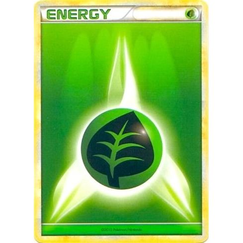 Image for Grass Energy (2010 Unnumbered HGSS Style Non-Holo) (PR) - Pokemon