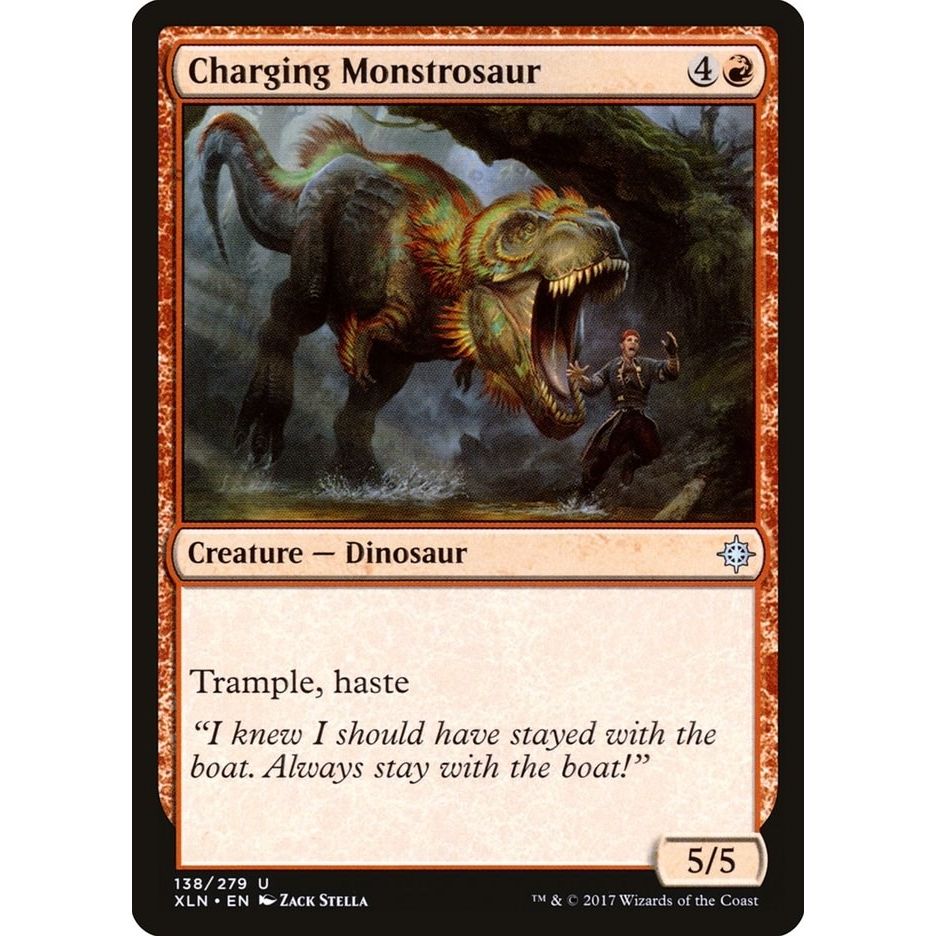 Image for Charging Monstrosaur (138) (XLN) - Magic: The Gathering