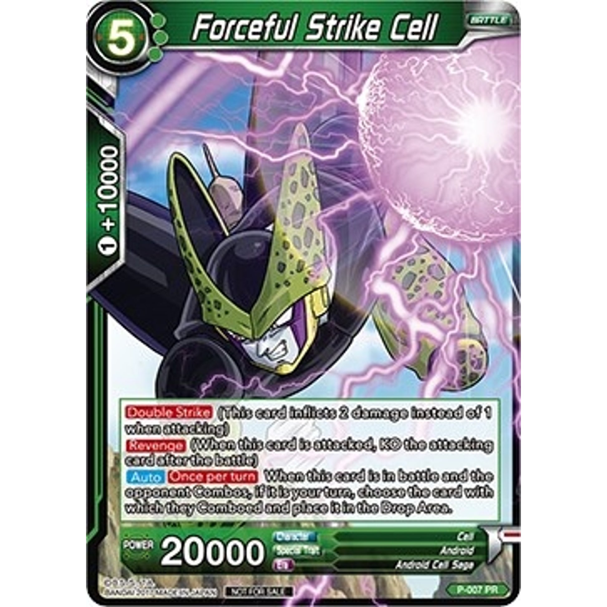 Image for Forceful Strike Cell (Non-Foil Version) (P-007) (PR) - Dragon Ball Super: Masters