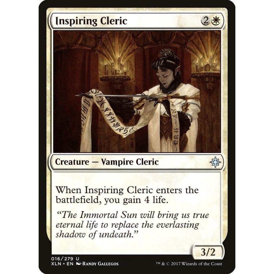 Image for Inspiring Cleric (16) (XLN) - Magic: The Gathering