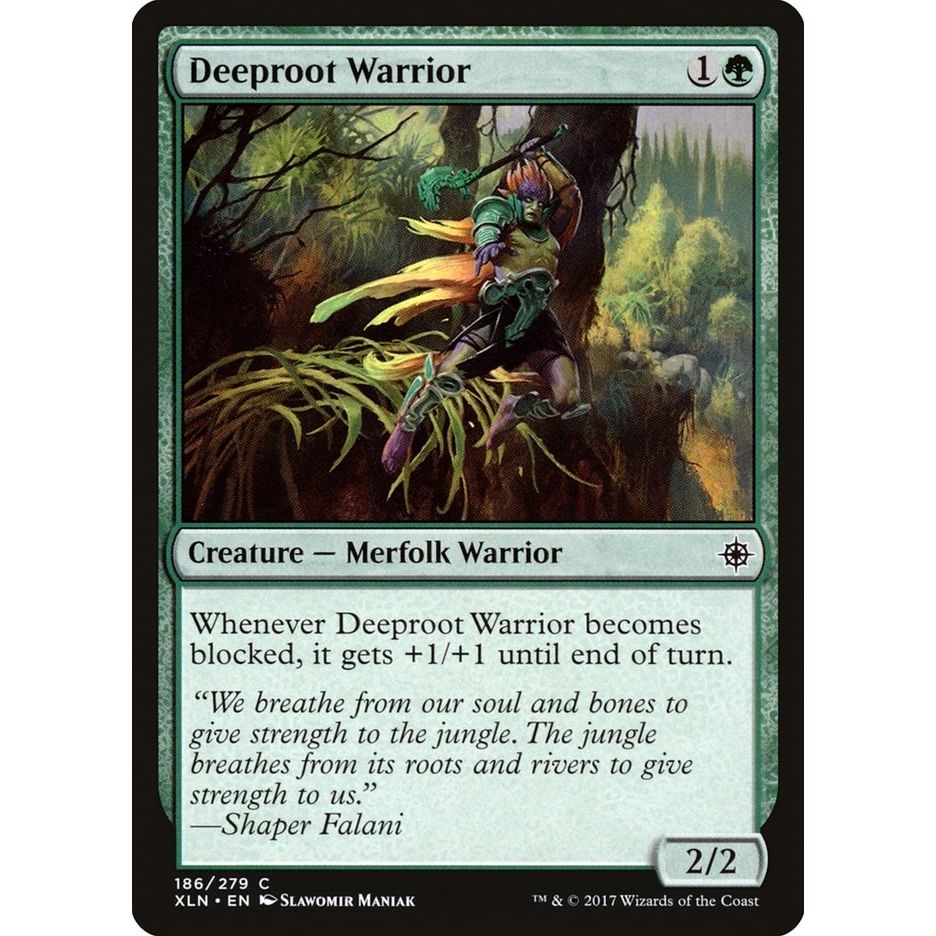 Image for Deeproot Warrior (186) (XLN) - Magic: The Gathering