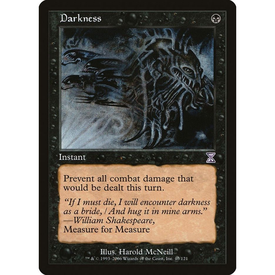 Image for Darkness (40) (TSB) - Magic: The Gathering