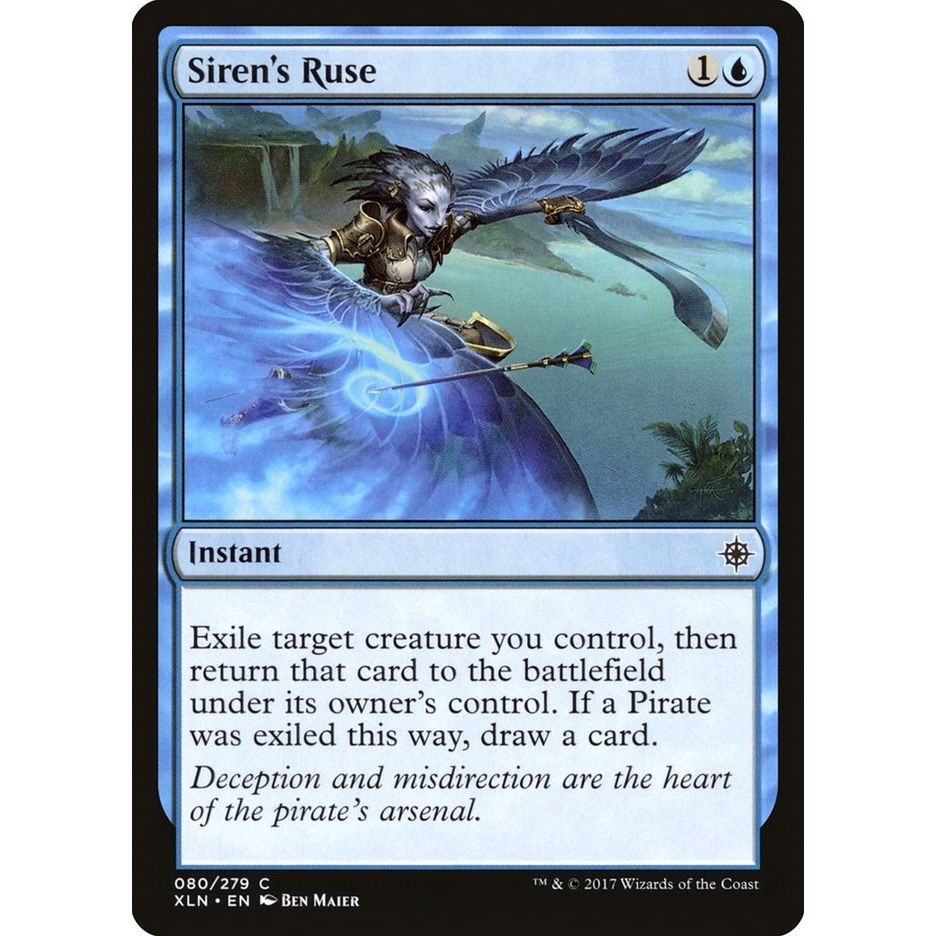 Image for Siren's Ruse (80) (XLN) - Magic: The Gathering