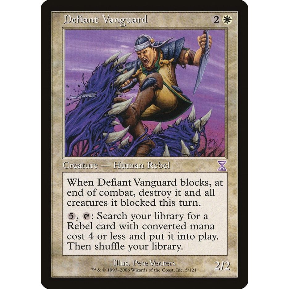 Image for Defiant Vanguard (5) (TSB) - Magic: The Gathering