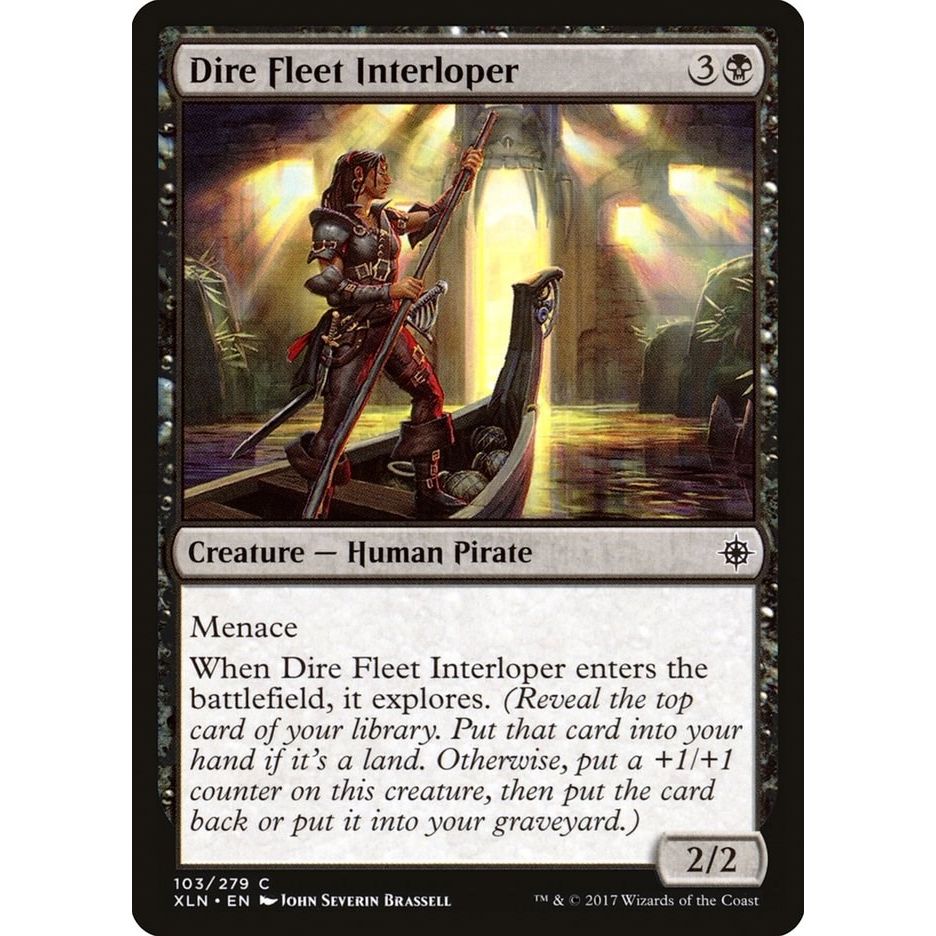Image for Dire Fleet Interloper (103) (XLN) - Magic: The Gathering