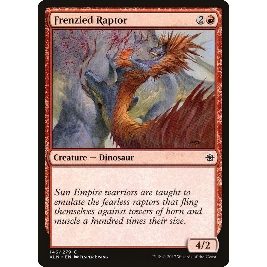 Image for Frenzied Raptor (146) (XLN) - Magic: The Gathering