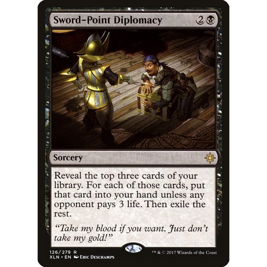 Image for Sword-Point Diplomacy (126) (XLN) - Magic: The Gathering