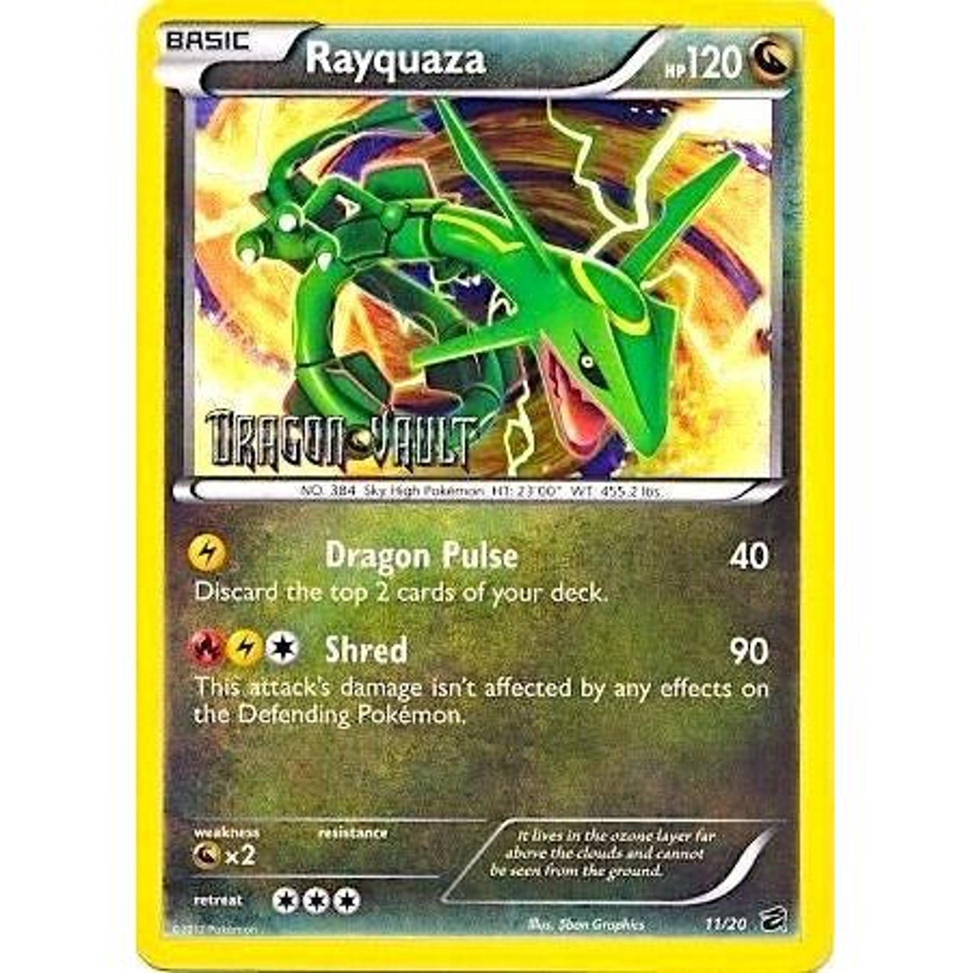 Image for Rayquaza - 11/20 (Dragon Vault) (011/020) (BLE) - Pokemon