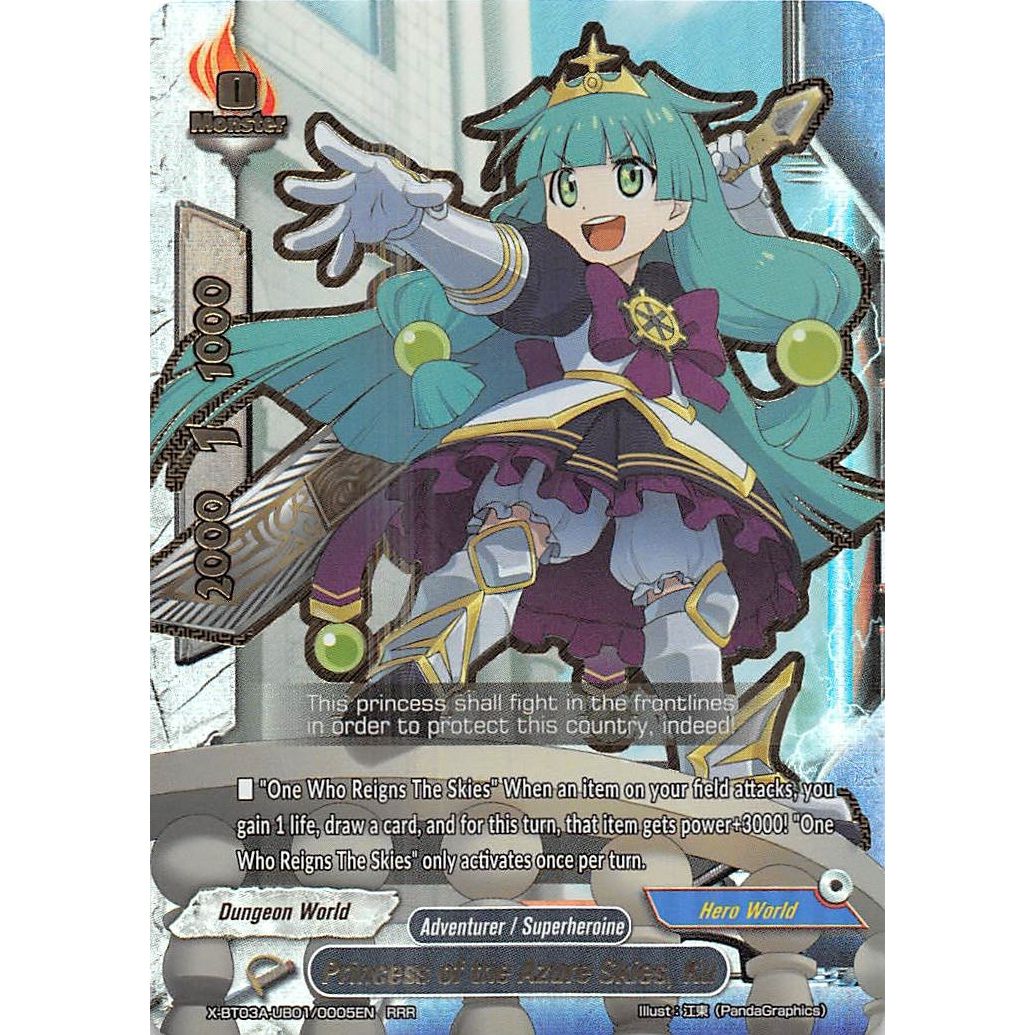 Image for Princess of the Azure Skies, Ku (X-BT03A-UB01/0005EN) (X-BT03A) - Future Card BuddyFight