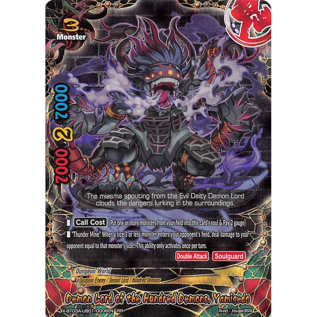 Image for Demon Lord of the Hundred Demons, Yamigedo (X-BT03A-UB01/0008EN) (X-BT03A) - Future Card BuddyFight