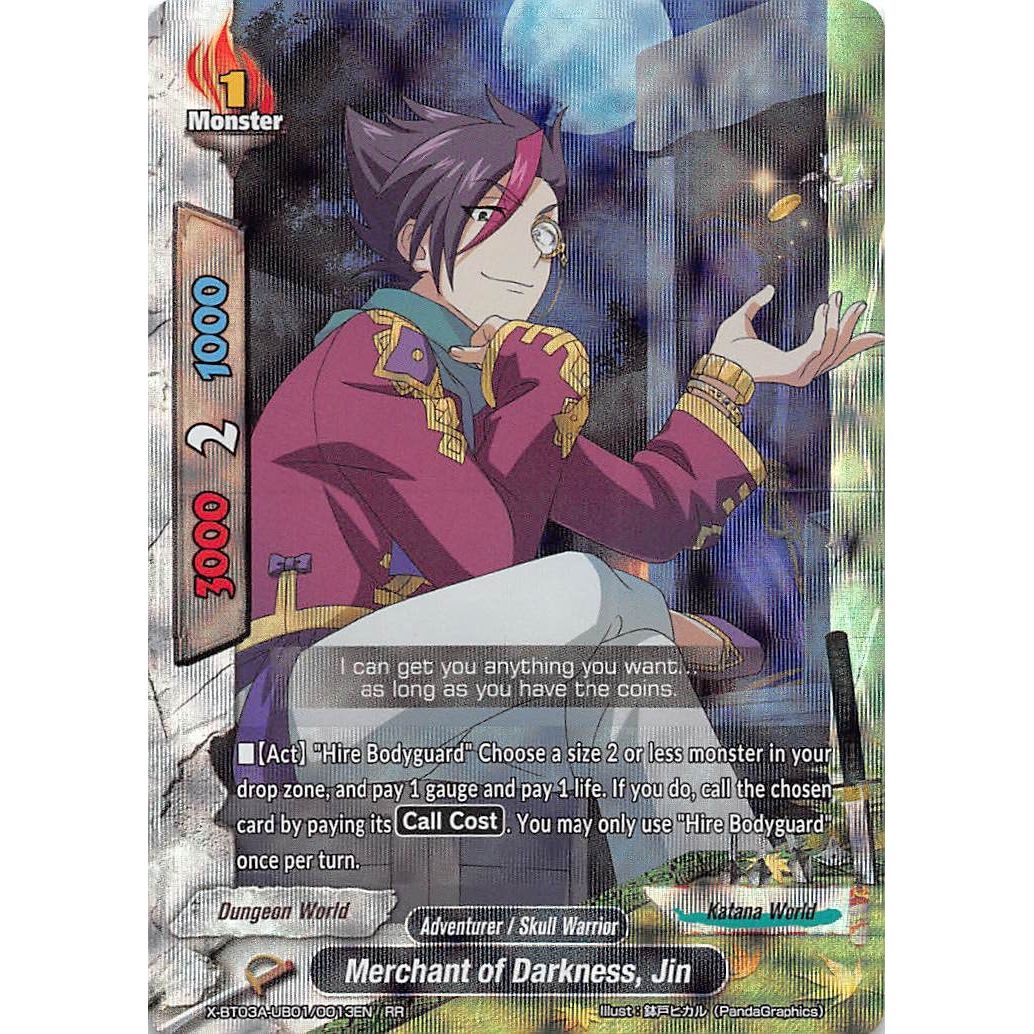 Image for Merchant of Darkness, Jin (X-BT03A-UB01/0013EN) (X-BT03A) - Future Card BuddyFight