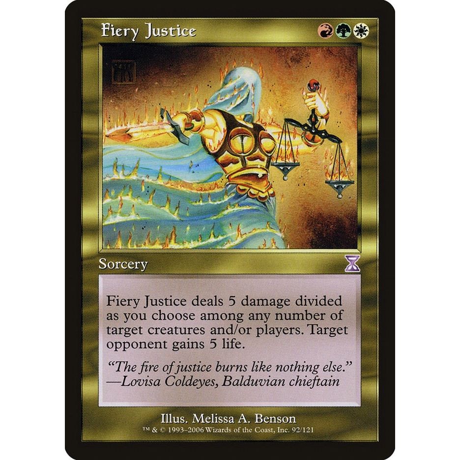Image for Fiery Justice (92) (TSB) - Magic: The Gathering