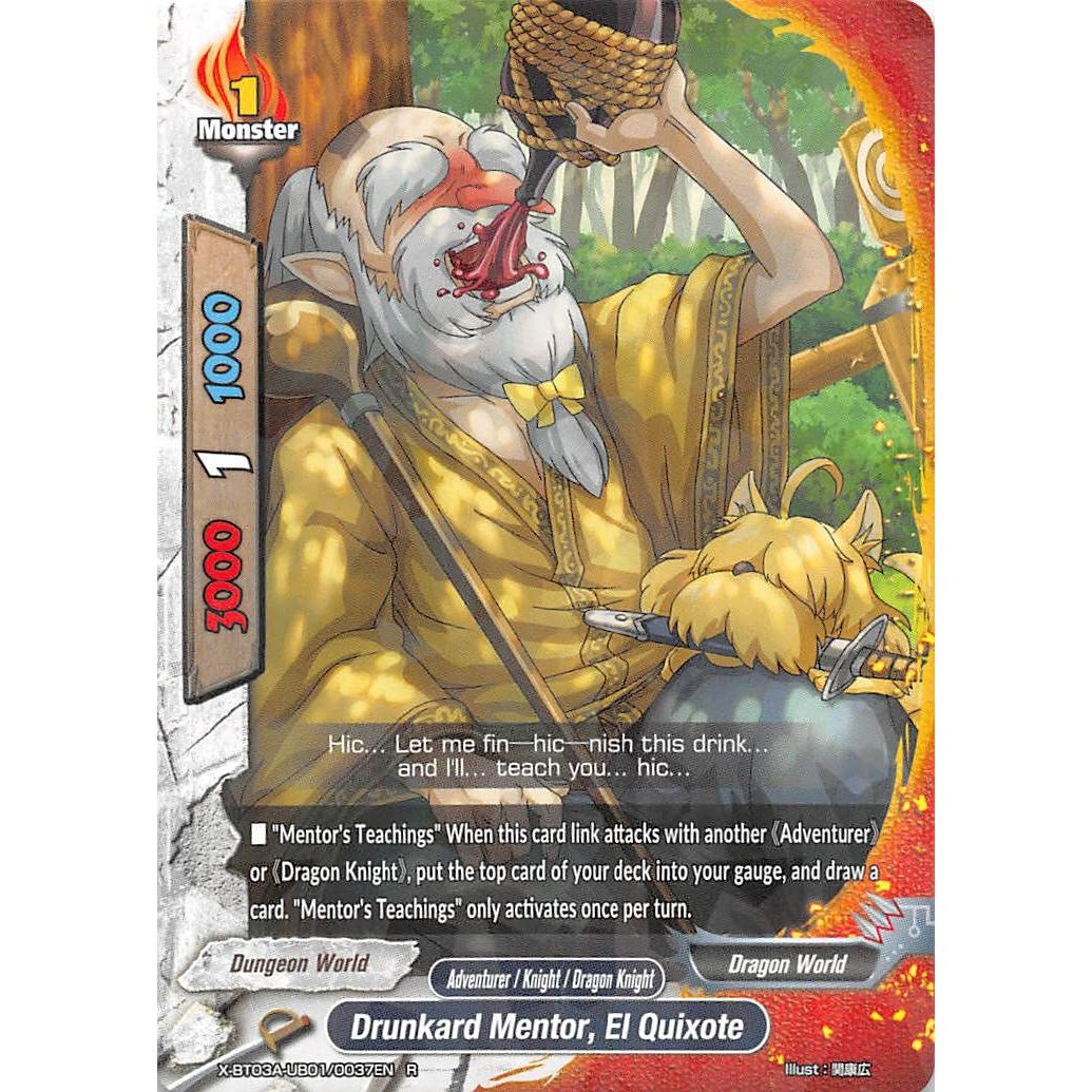 Image for Drunkard Mentor, El Quixote (X-BT03A-UB01/0037EN) (X-BT03A) - Future Card BuddyFight