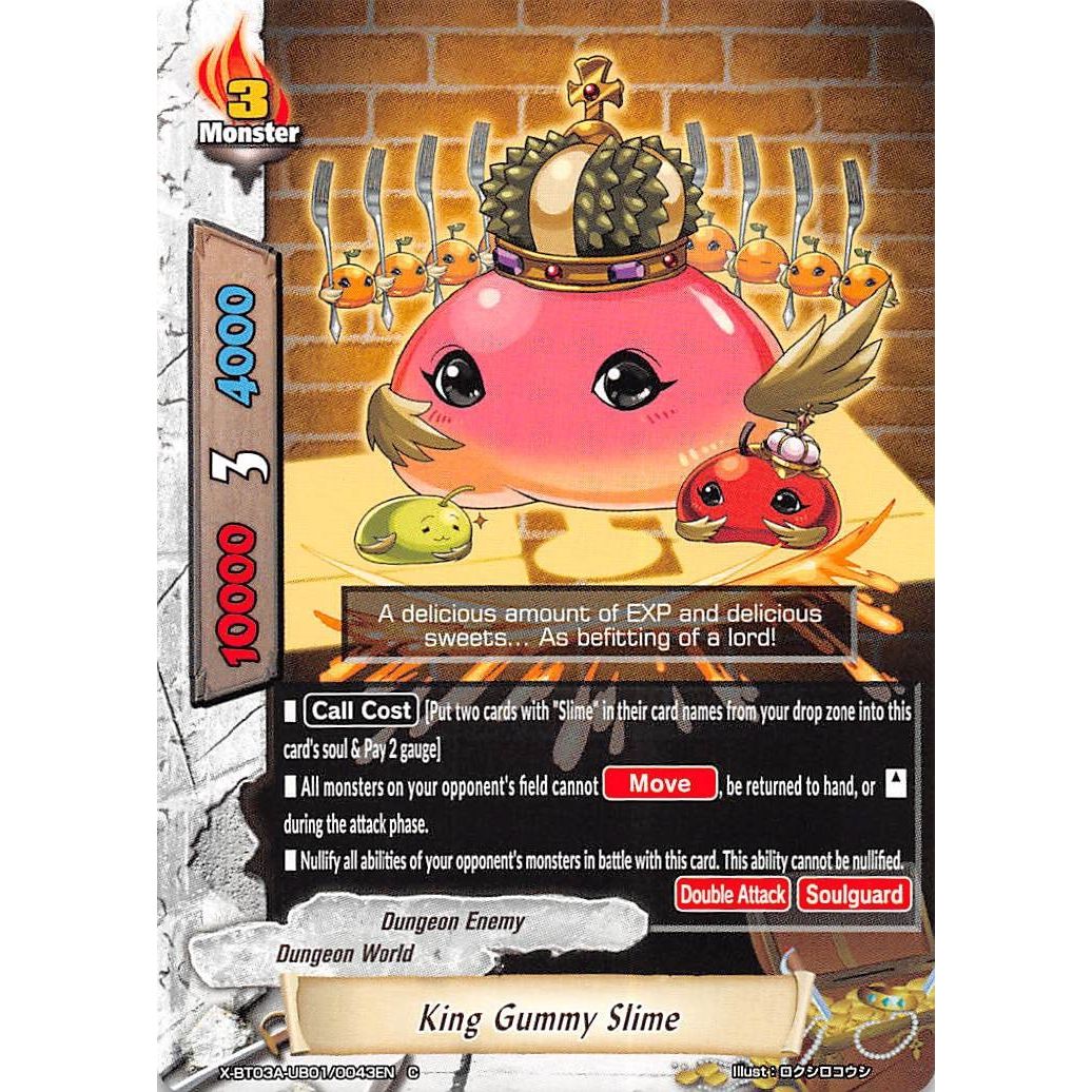 Image for King Gummy Slime (X-BT03A-UB01/0043EN) (X-BT03A) - Future Card BuddyFight