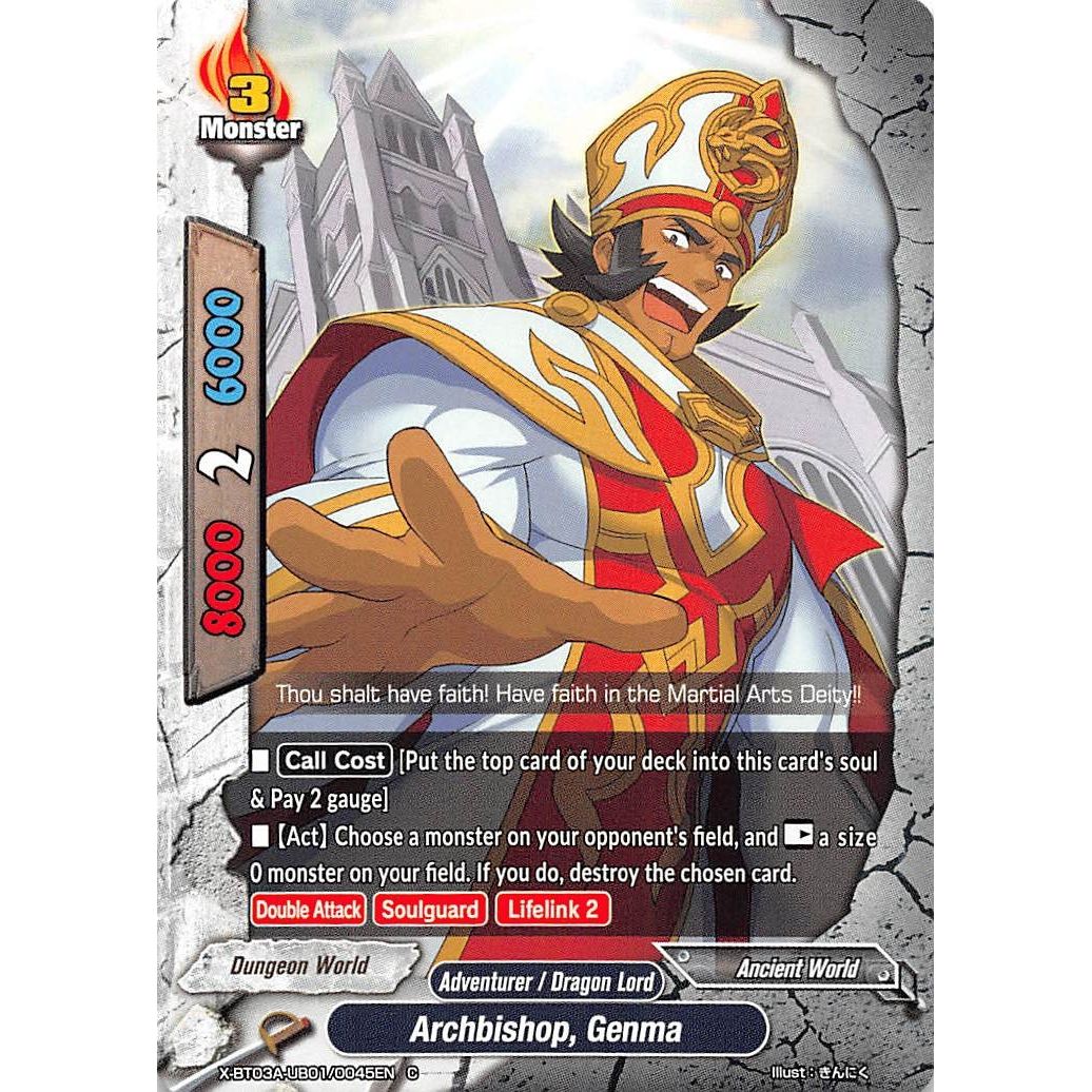 Image for Archbishop, Genma (X-BT03A-UB01/0045EN) (X-BT03A) - Future Card BuddyFight