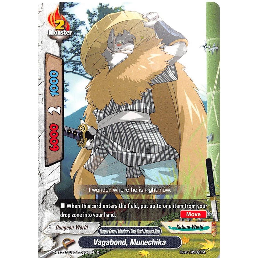 Image for Vagabond, Munechika (X-BT03A-UB01/0051EN) (X-BT03A) - Future Card BuddyFight