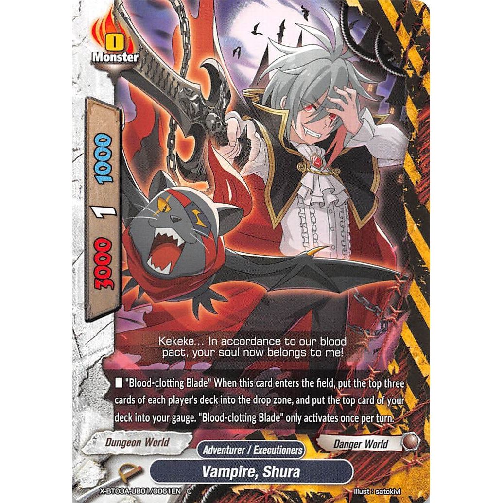 Image for Vampire, Shura (X-BT03A-UB01/0061EN) (X-BT03A) - Future Card BuddyFight