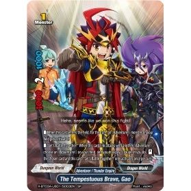 Image for The Tempestuous Brave, Gao (SP) (X-BT03A-UB01/S003EN) (X-BT03A) - Future Card BuddyFight