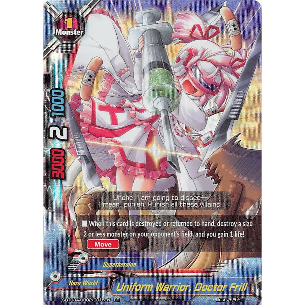 Image for Uniform Warrior, Doctor Frill (X-BT03A-UB02/0015EN) (X-BT03A) - Future Card BuddyFight