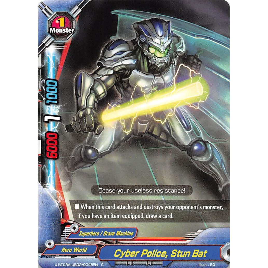 Image for Cyber Police, Stun Bat (X-BT03A-UB02/0045EN) (X-BT03A) - Future Card BuddyFight