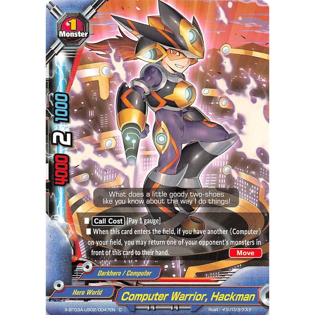 Image for Computer Warrior, Hackman (X-BT03A-UB02/0047EN) (X-BT03A) - Future Card BuddyFight