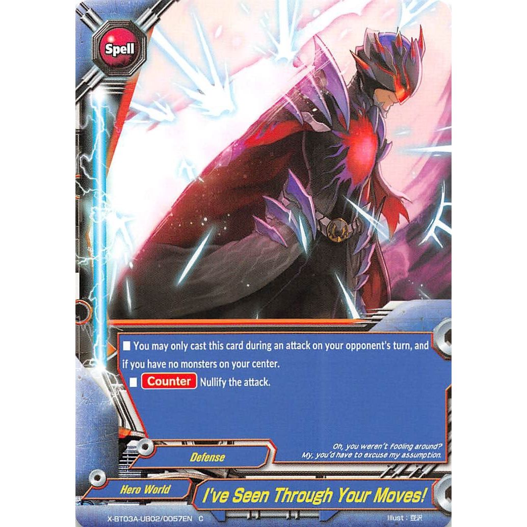 Image for I've Seen Through Your Moves! (X-BT03A-UB02/0057EN) (X-BT03A) - Future Card BuddyFight