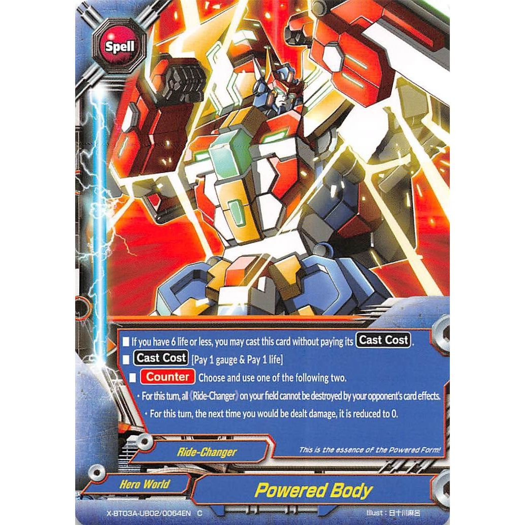 Image for Powered Body (X-BT03A-UB02/0064EN) (X-BT03A) - Future Card BuddyFight
