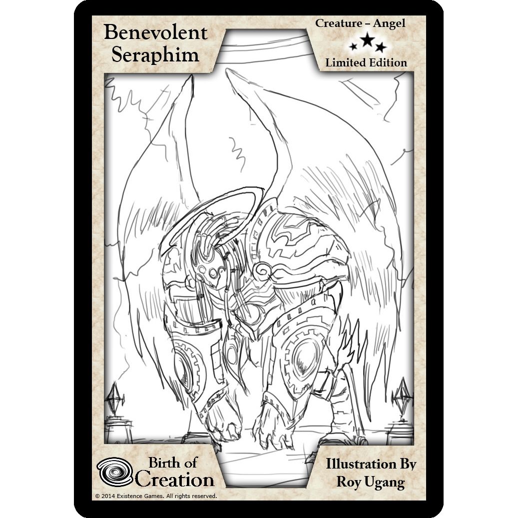 Image for Benevolent Seraphim (Limited Edition) (LESC) - Exodus TCG