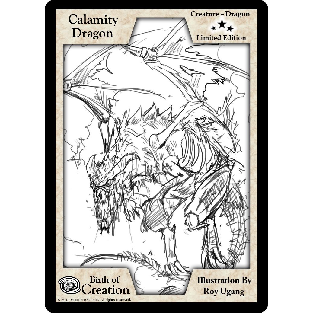 Image for Calamity Dragon (Limited Edition) (LESC) - Exodus TCG