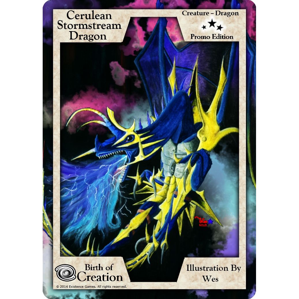 Image for Cerulean Stormstream Dragon (Promo Edition) (PR) - Exodus TCG